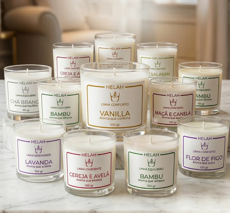 Coleção de velas Helah